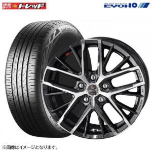 【送料無料】夏タイヤ＆ホイール 新品4本セット 共豊 SMACK REVILA【15インチ 6J+43 5H 114.3】Continental EcoContact6【195/65R15 91H】サマータイヤ｜tread-tire2011