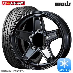 【送料無料/お取り寄せ品】 2022年製 グッドイヤー ICE NAVI SUV 175/80R16 Weds ウェッズ KEELER タクティクス GBK 5.5J-16 +22 139.7 5H 組込済 4本セット｜tread-tire2011