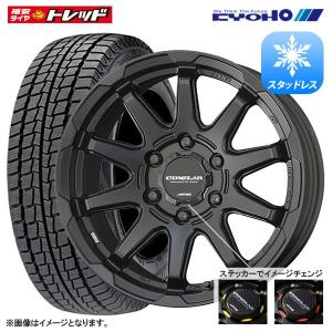 【2022年製/送料無料】ハンコック RW06【195/80R15 107/105L】共豊 サーキュラー C10X MBLK【15インチ 6.0J +33 6H PCD139.7】冬タイヤ ホイール 4本セット価格｜tread-tire2011