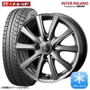 【2020年製】ブリヂストン ブリザック VRX 185/60R16 アクア デミオ 等に 16インチ BEST CLAIRE DG10 6.0J +43 4H100【送料無料】新品4本セットスタッドレス｜tread-tire2011