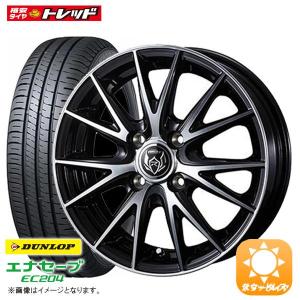 【送料無料】 ダンロップ エナセーブ EC204 155/65R14 Weds RiZLEY VS 4.5J-14 +45 100 4H サマータイヤ 組込済 4本セット 夏｜tread-tire2011