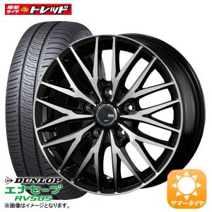 【送料無料】ダンロップ エナセーブ RV505 【195/65R15 91H】 VENES FS01 BKP 【15インチ 6J +43 5H PCD114.3】 夏タイヤ 組み込み済 4本セット価格｜tread-tire2011