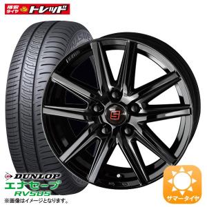 【送料無料】ダンロップ エナセーブ RV505 【215/60R17 96H】 共豊 SEIN SS SBK 【17インチ 7J +48 5H PCD114.3】 夏タイヤ 組み込み済 4本セット価格｜tread-tire2011