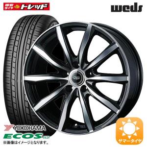 【送料無料】ヨコハマ エコス ES31 【215/45R17 91W XL】 WEDS TEAD SWING BP【17インチ 7J +48 5H PCD114.3】 夏タイヤ 組み込み済 4本セット価格 国産 低燃費｜tread-tire2011