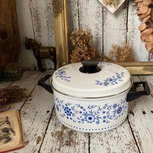 ≫ヴィンテージ デッド 未使用*グリーントカパー*古い 純銅 両手鍋