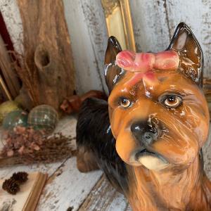 VINTAGE ≫ヴィンテージ*古いラタンのペニー・ファージング型フラワー