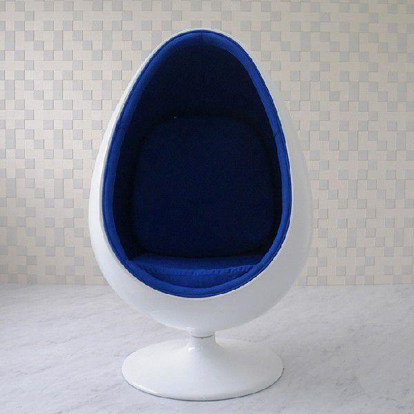 Sessle Eye ボールチェア　エーロ・アールニオ 　色ホワイト×ブルー sofa ソファ  b...