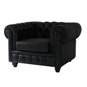 チェスターフィールドソファ 1p/1人掛 イタ...の詳細画像1