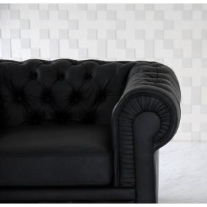 チェスターフィールドソファ 1p/1人掛 イタ...の詳細画像5