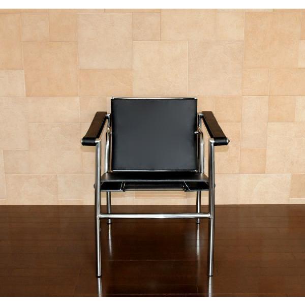 ル・コルビジェ/LC1 レザー スリングチェア/色 ブラック(black)/最高級レザー仕様　Le ...