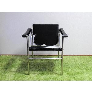 ル・コルビジェ LC1 ポニー スリングチェア ブラウン×ホワイト ポニー