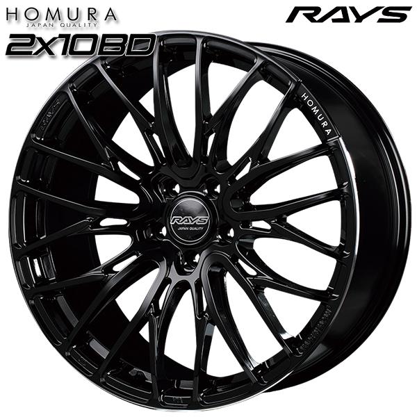 25〜26日+5倍 RAYS HOMURA レイズ ホムラ 2X10BD 18インチ 7.5J 5H...