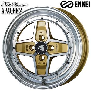 サマータイヤ ホイール4本セット 165/60R15インチ 4H100 ENKEI エンケイ アパッチ2 GO ダンロップ エナセーブ EC204｜treasure-one-company