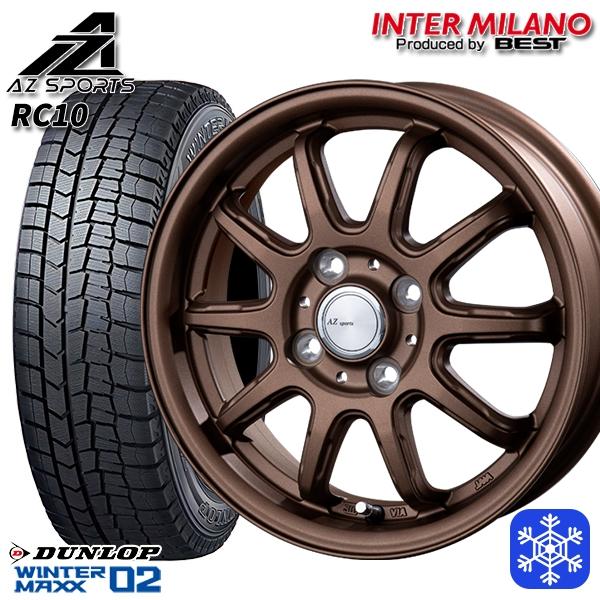 155/65R14インチ ダンロップ ウィンターマックス WM02 4H100 スタッドレスタイヤホ...