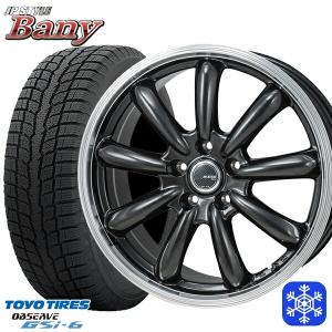 225/60R18インチ TOYO OBSERVE GSI-6 トーヨー オブザーブ GSI6 5H114.3 スタッドレスタイヤホイール4本セット MONZA JPスタイル BANY バーニー｜treasure-one-company