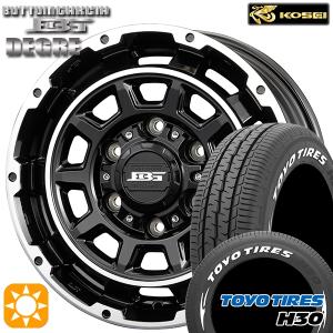 サマータイヤ ホイール4本セット 195/80R15インチ 6H139 コーセイ ボトムガルシア ディグレ BP トーヨー H30 ホワイトレター｜treasure-one-company