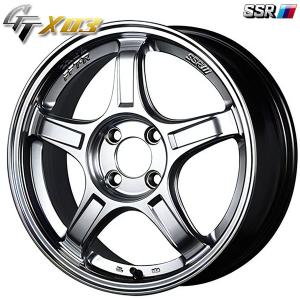 SSR SSR GTX01 16インチ 6.5J 4H100 +48 ダークシルバー アルミ