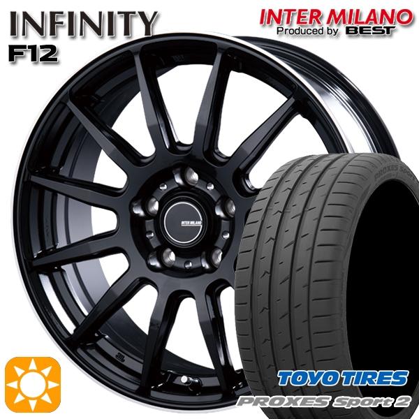 サマータイヤ ホイール4本セット 225/40R18インチ 5H114 インフィニティ F12 BK...