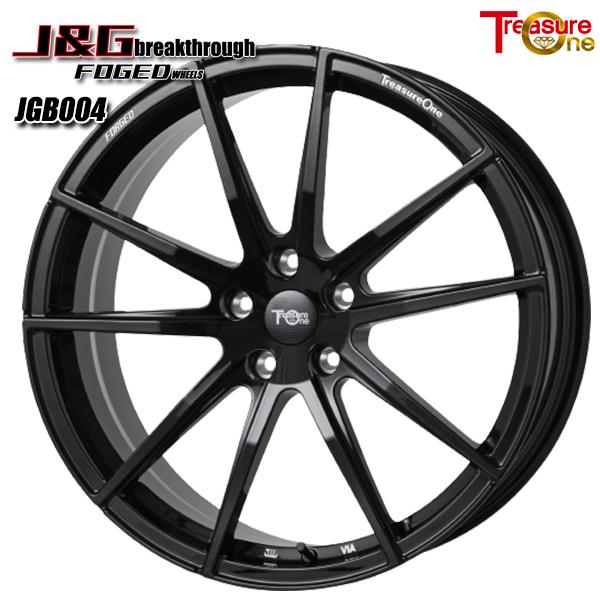 鍛造 トレジャーワン J&amp;G ブレイクスルー JGB004 21インチ 10.5J 5H120 ブラ...