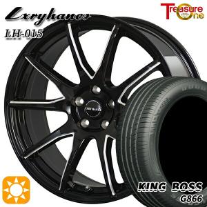 サマータイヤ ホイール4本セット 225/45R18インチ 5H114 トレジャーワン ラグジーヘインズ LH015 BK キングボス G866｜treasure-one-company