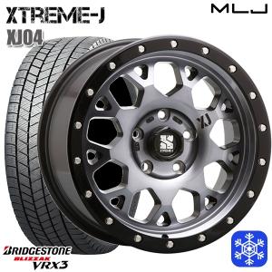 215/70R16インチ ブリヂストン ブリザック VRX3 5H114.3 スタッドレスタイヤホイール4本セット エクストリームJ XJ04 SC｜treasure-one-company