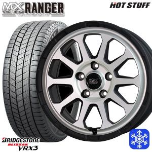 215/70R16インチ ブリヂストン ブリザック VRX3 5H114.3 スタッドレスタイヤホイール4本セット マッドクロス レンジャー MS｜treasure-one-company