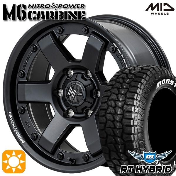 サマータイヤ ホイール4本セット 285/70R17インチ 6H139 MID ナイトロパワー M6...