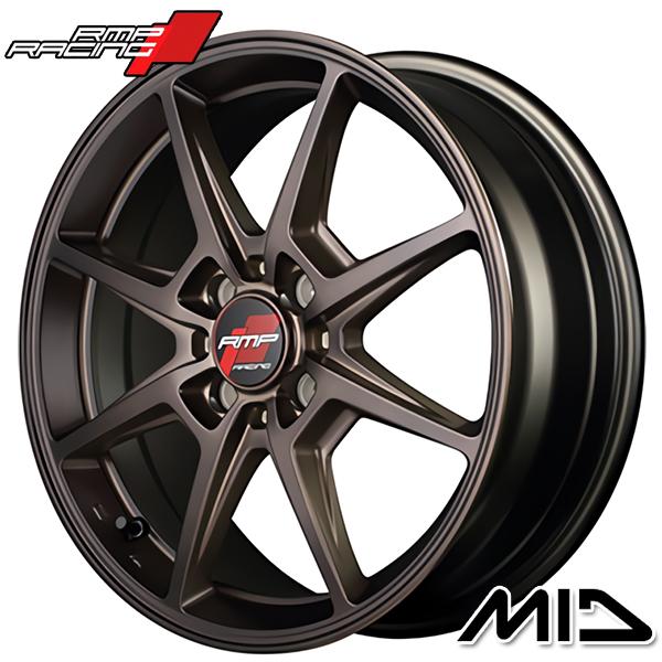 サマータイヤ ホイール4本セット 165/55R15インチ 4H100 MID RMP RACING...