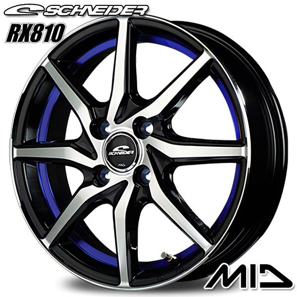 5月15日+5倍 サマータイヤ ホイール4本セット 185/60R15インチ 4H100 MID シ...