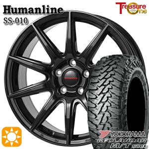 サマータイヤ ホイール4本セット 225/70R16インチ 5H114 ヒューマンライン SS010 BK ヨコハマ ジオランダー M/T G003｜treasure-one-company