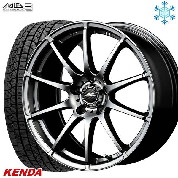 225/65R17インチ ケンダ KENDA KR36 5H114.3 スタッドレスタイヤホイール4...