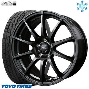 215/70R16インチ TOYO OBSERVE GSI-6 トーヨー オブザーブ GSI6 5H114.3 スタッドレスタイヤホイール4本セット MID シュナイダー スタッグ SG｜treasure-one-company