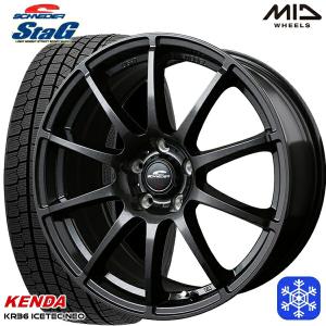 6/5〜6日+5倍 215/70R16インチ ケンダ KENDA KR36 5H114.3 スタッドレスタイヤホイール4本セット MID シュナイダー スタッグ SG｜treasure-one-company