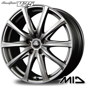 サマータイヤ ホイール4本セット 225/70R16インチ 5H114 MID ユーロスピード V25 メタリックグレー MUDSTAR マッドスター RADIAL M/T ホワイトレター｜treasure-one-company