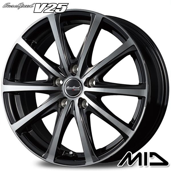 サマータイヤ ホイール4本セット 205/50R17インチ 5H100 MID ユーロスピード V2...