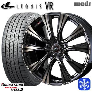 215/70R16インチ ブリヂストン ブリザック VRX3 5H114.3 スタッドレスタイヤホイール4本セット ウェッズ レオニス VR PBMC/TI｜treasure-one-company