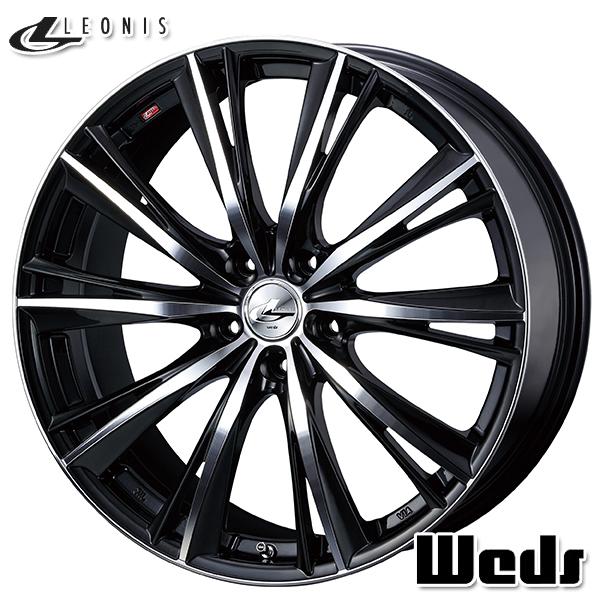 サマータイヤ ホイール4本セット 205/50R17インチ 5H100 ウェッズ レオニス WX B...