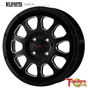 オールシーズンタイヤ ホイール4本セット 155/65R14インチ 4H100 ワイルドポーター クロステン BK/SM クムホ ソルウス 4S HA32