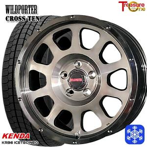 215/70R16インチ ケンダ KENDA KR36 5H114.3 スタッドレスタイヤホイール4本セット ワイルドポーター クロステン BC｜treasure-one-company