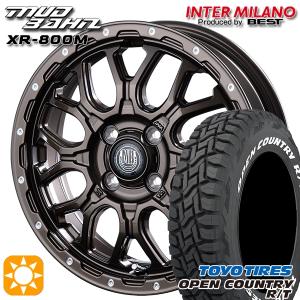 サマータイヤ ホイール4本セット 165/60R15インチ 4H100 BEST MUD BAHN マッドバーン XR-800M GBR/PP トーヨー オープンカントリー R/T ホワイトレター