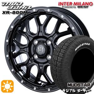 サマータイヤ ホイール4本セット 155/65R14インチ 4H100 BEST MUD BAHN マッドバーン XR-800M MBK/PP マッドスター ラジアルA/T ホワイトレター｜treasure-one-company