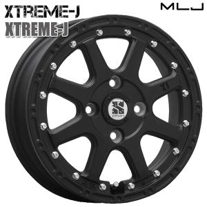 MLJ ハイゼット等 エクストリームJ フラットブラック 12インチ 4.0B