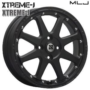 MLJ エクストリームJ XJ04 14インチ 4.5J +43 4-100 サテンブラック 4
