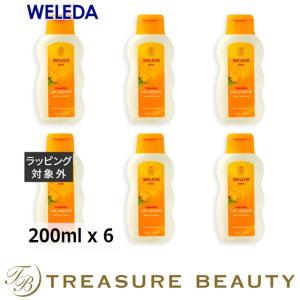 【送料無料】WELEDA ヴェレダ カレンドラ ベビーミルクローション お得な6個セット 200ml x 6...まとめ買い｜treasurebeauty