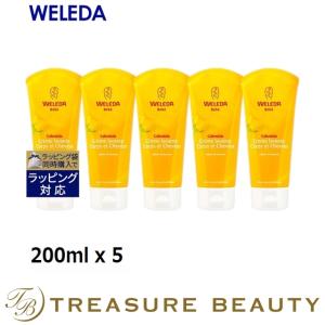 WELEDA ヴェレダ カレンドラ ベビーウォッシュ＆シャンプー お得な5個セット 200ml x 5 (シャ...｜treasurebeauty