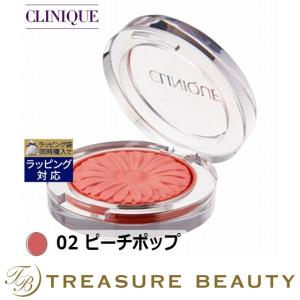 CLINIQUE クリニーク チーク ポップ 02 ピーチポップ 3.5g (パウダーチーク)｜treasurebeauty