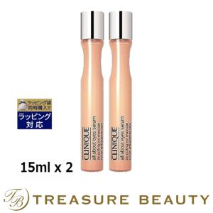 CLINIQUE クリニーク オールアバウト アイ セラム お得な2個セット 15ml x 2 (アイケア)｜treasurebeauty