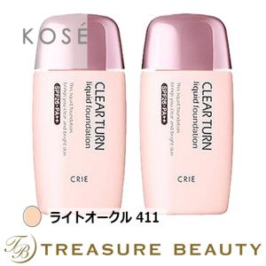 コーセー クリエ クリアターン EX リキッドファンデーションR  ライトオークル 411 40ml x 2 ...｜treasurebeauty