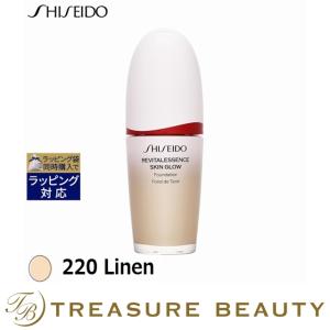 資生堂 エッセンス スキングロウ ファンデーション 220 Linen 30ml (リキッドファンデ)｜treasurebeauty