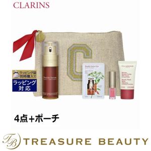 【送料無料】クラランス ダブル セーラム コレクション  4点+ポーチ (スキンケアコフレ)｜treasurebeauty